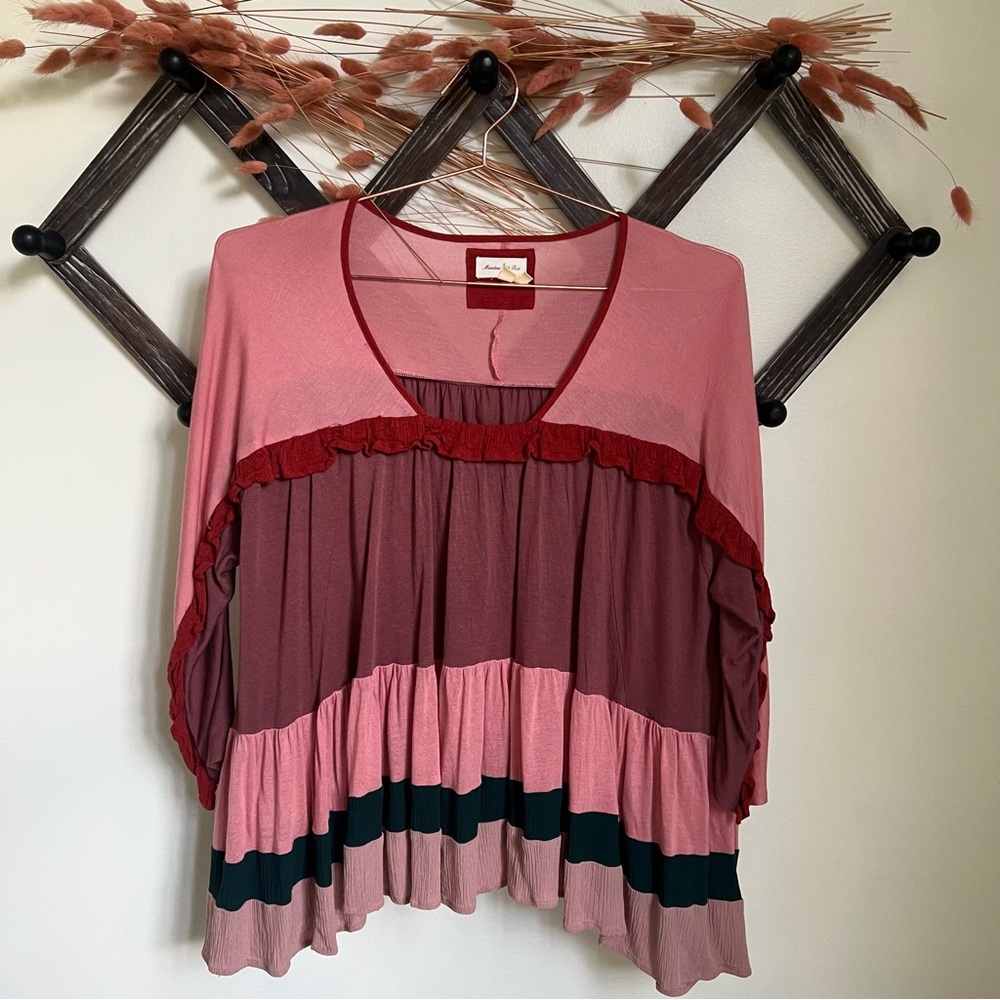 Meadow Rue for Anthropologie Ruffle Top